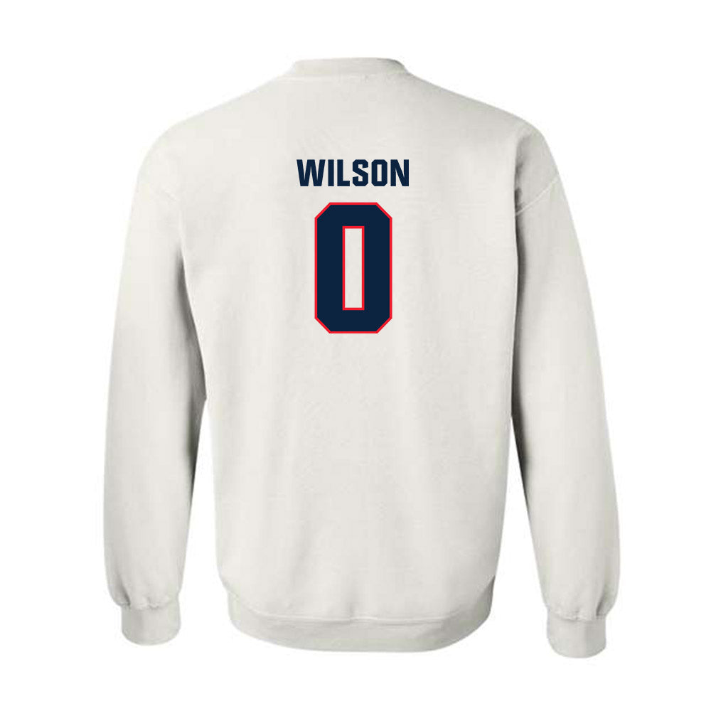 UConn - NCAA Football : Flash Wilson - Classic Shersey Crewneck Sweatshirt-1