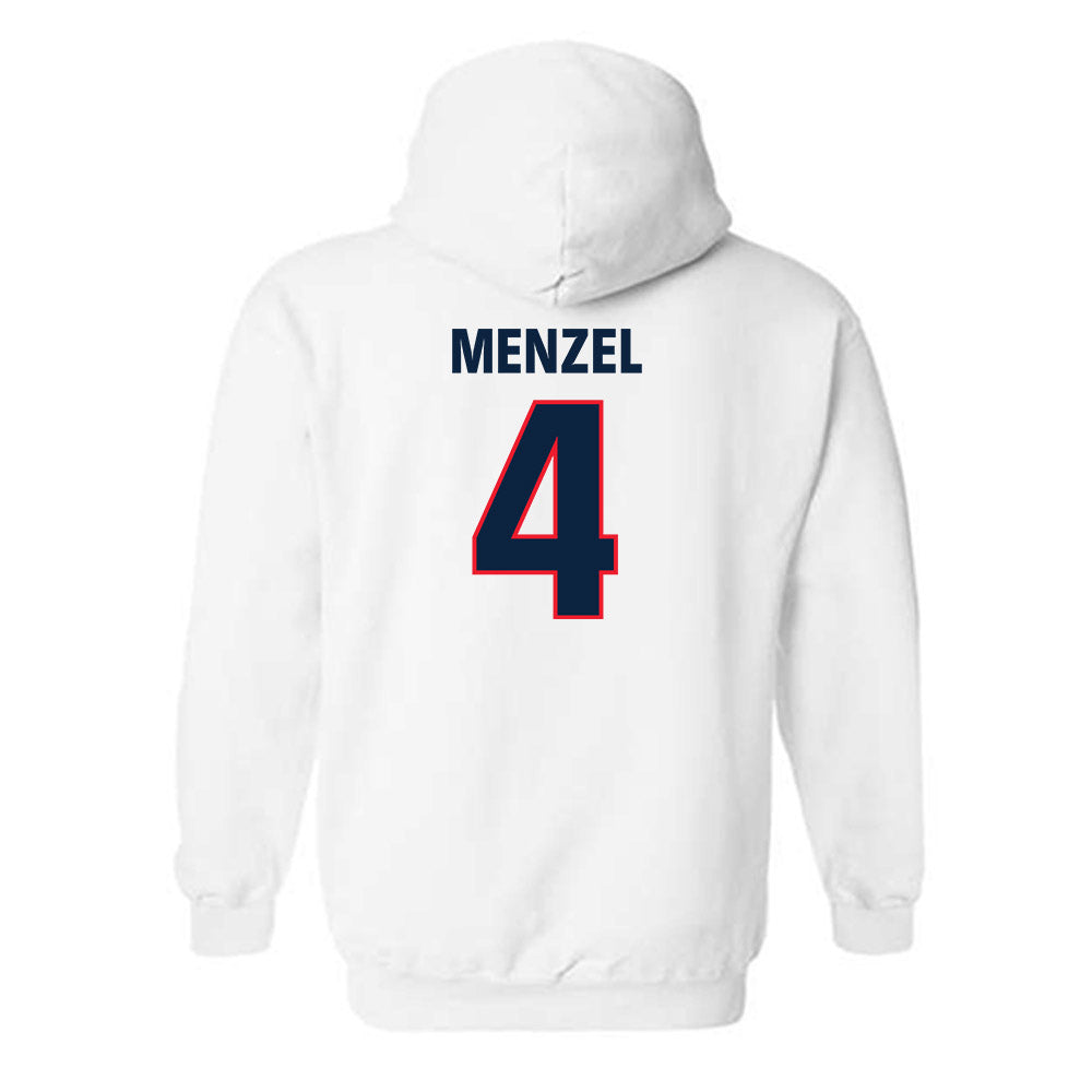 UConn - NCAA Baseball : Evan Menzel - Classic Shersey Hooded Sweatshirt-1