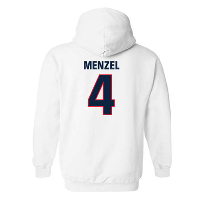 UConn - NCAA Baseball : Evan Menzel - Classic Shersey Hooded Sweatshirt-1