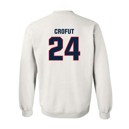 UConn - NCAA Football : Tashi Crofut - Classic Shersey Crewneck Sweatshirt-1