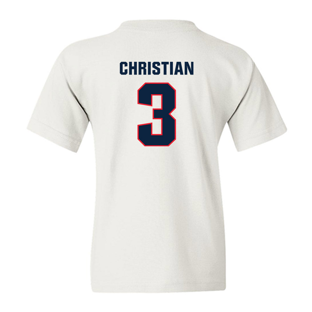 UConn - NCAA Football : Kenji Christian - Classic Shersey Youth T-Shirt-1