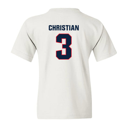 UConn - NCAA Football : Kenji Christian - Classic Shersey Youth T-Shirt-1