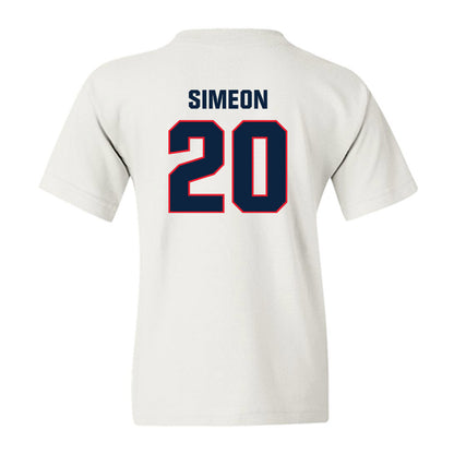 UConn - NCAA Football : Shawn Simeon - Classic Shersey Youth T-Shirt-1