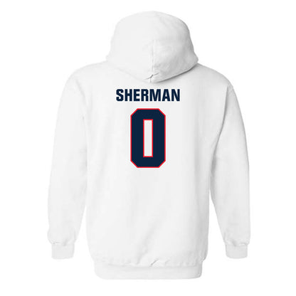 UConn - NCAA Football : Kvon Sherman - Classic Shersey Hooded Sweatshirt-1