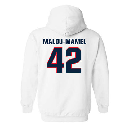 UConn - NCAA Women's Basketball : Gandy Malou-Mamel - Classic Shersey Hooded Sweatshirt-1
