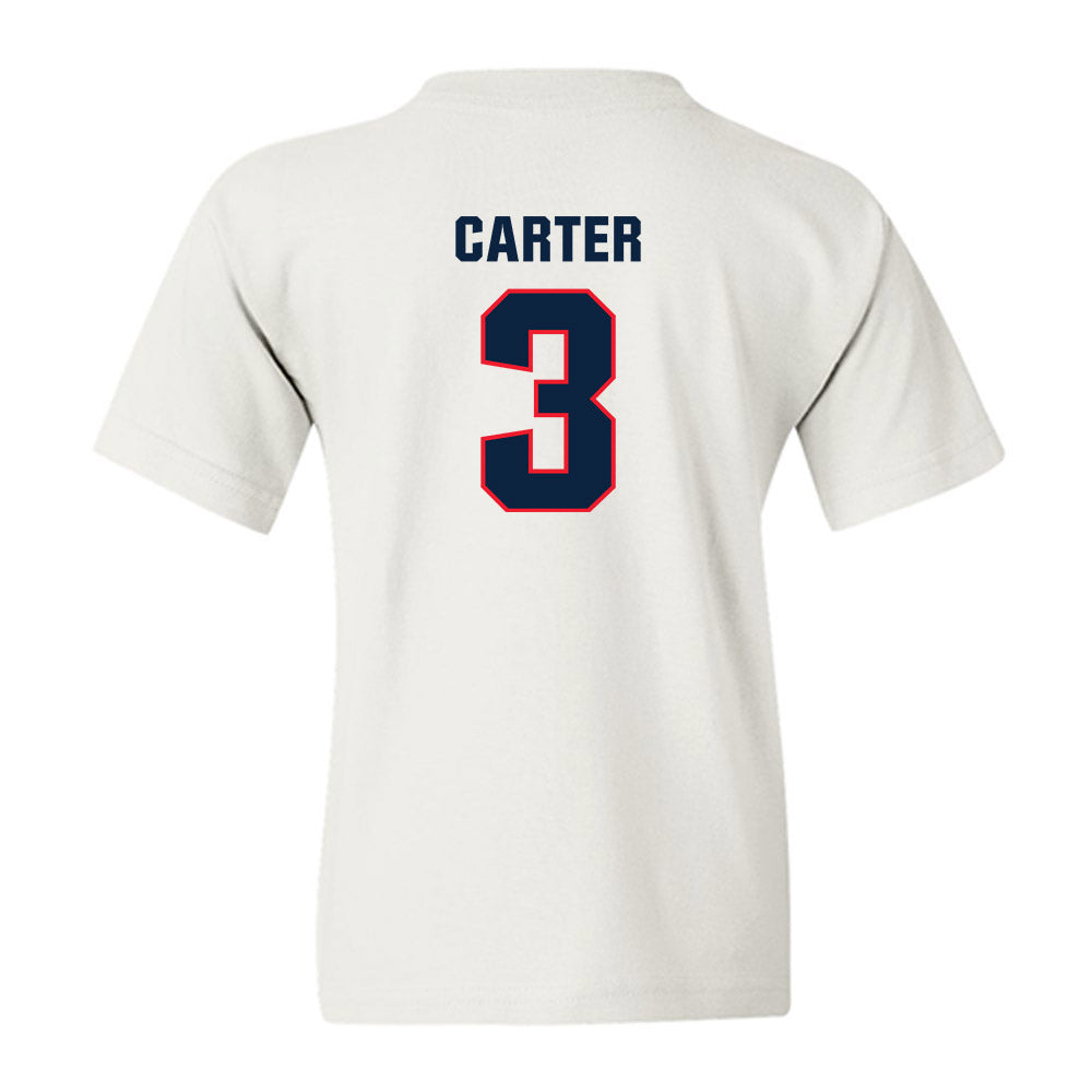 UConn - NCAA Football : Esean Carter - Classic Shersey Youth T-Shirt-1