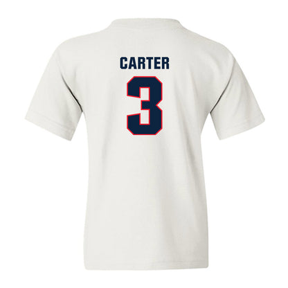 UConn - NCAA Football : Esean Carter - Classic Shersey Youth T-Shirt-1