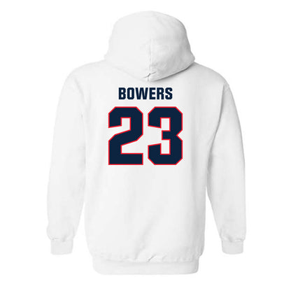 UConn - NCAA Football : Cyncir Bowers - Classic Shersey Hooded Sweatshirt-1