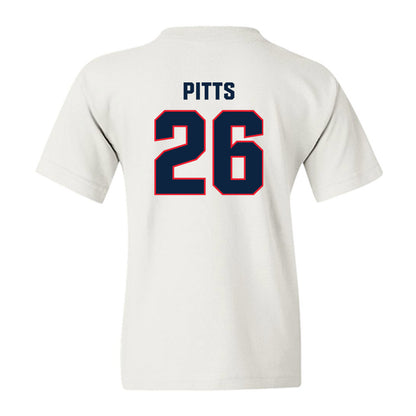 UConn - NCAA Baseball : Joe Pitts - Classic Shersey Youth T-Shirt-1