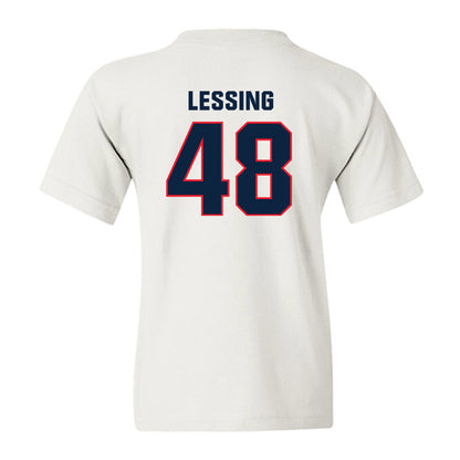 UConn - NCAA Baseball : Justin Lessing - Classic Shersey Youth T-Shirt-1