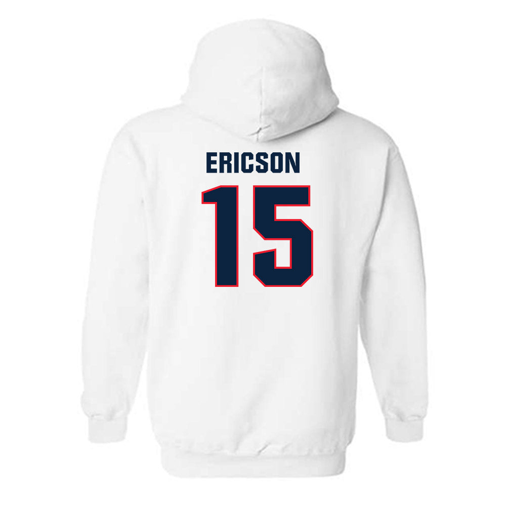 UConn - NCAA Baseball : Brady Ericson - Classic Shersey Hooded Sweatshirt-1