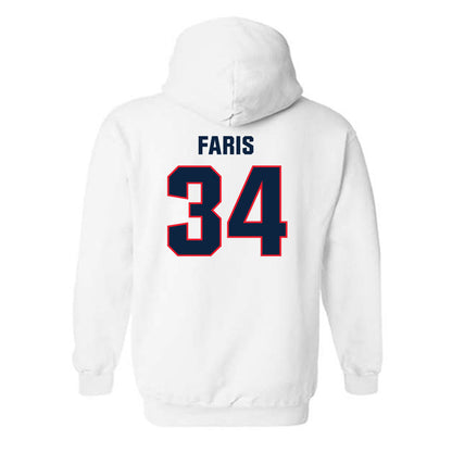 UConn - Women's Basketball Legends : Kelly Faris - Classic Shersey Hooded Sweatshirt-1