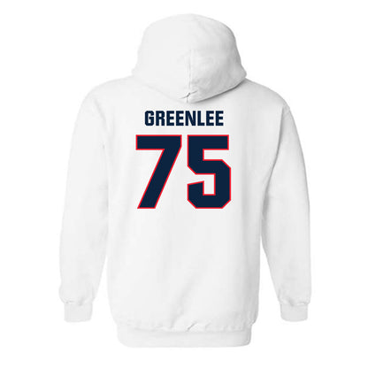 UConn - NCAA Football : Hill Greenlee - Classic Shersey Hooded Sweatshirt-1