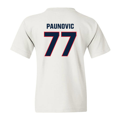 UConn - NCAA Men's Basketball : Uros Paunovic - Classic Shersey Youth T-Shirt-1