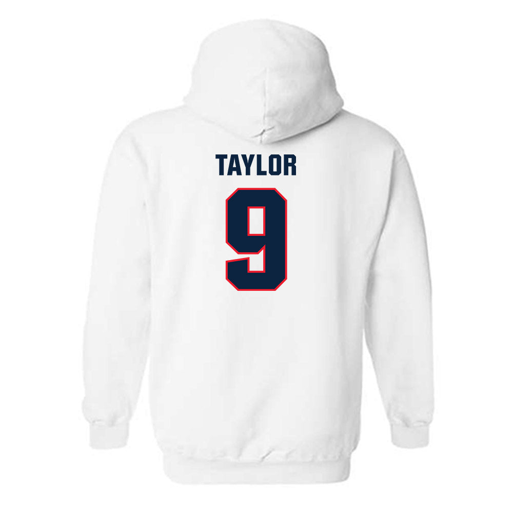 UConn - NCAA Baseball : Chase Taylor - Classic Shersey Hooded Sweatshirt-1