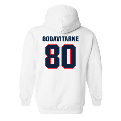 UConn - NCAA Football : Alex Godavitarne - Classic Shersey Hooded Sweatshirt-1