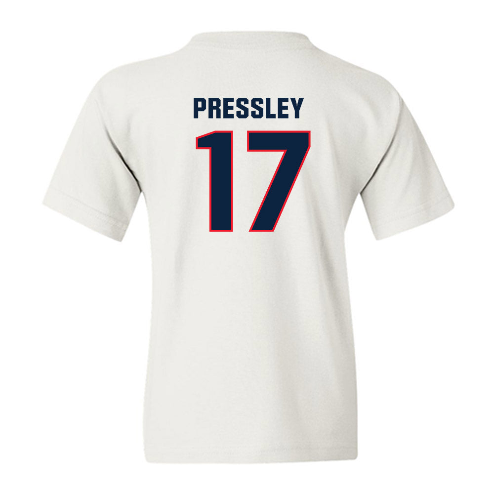 UConn - NCAA Football : Shamar Pressley - Classic Shersey Youth T-Shirt-1