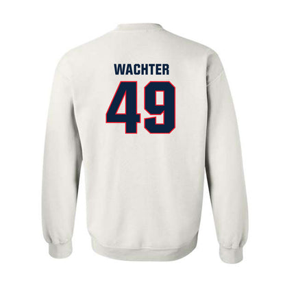 UConn - NCAA Baseball : Nater Wachter - Classic Shersey Crewneck Sweatshirt-1