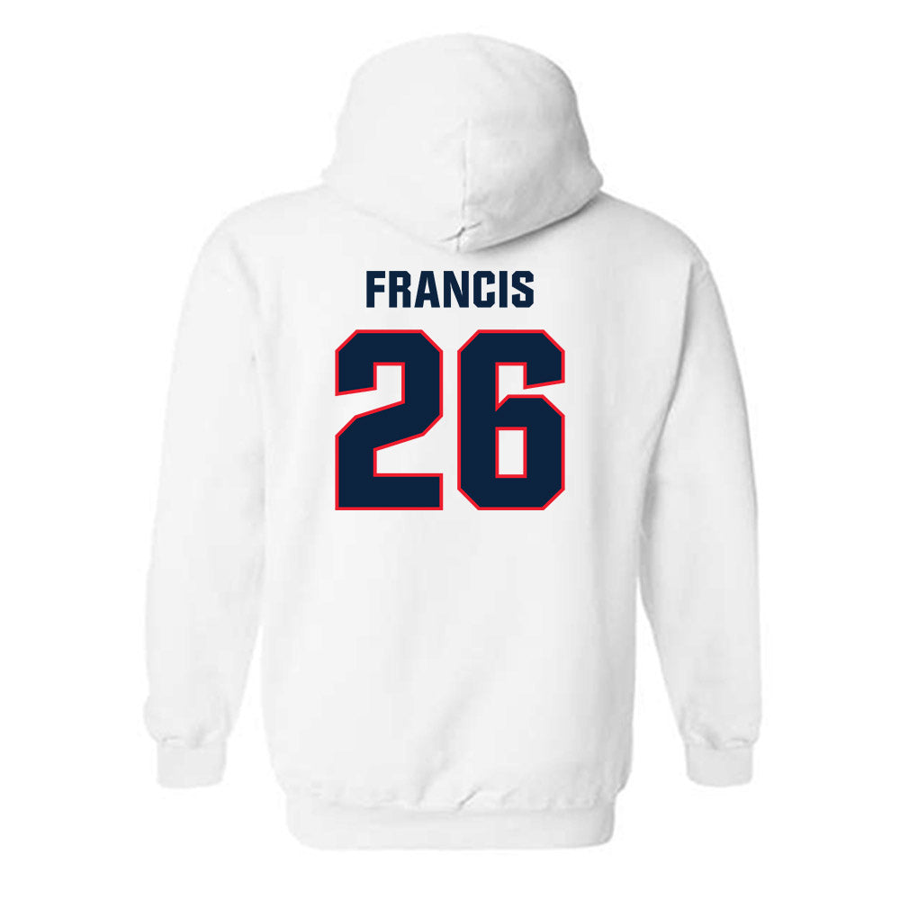 UConn - NCAA Men's Soccer : Sebastian Francis - Classic Shersey Hooded Sweatshirt-1
