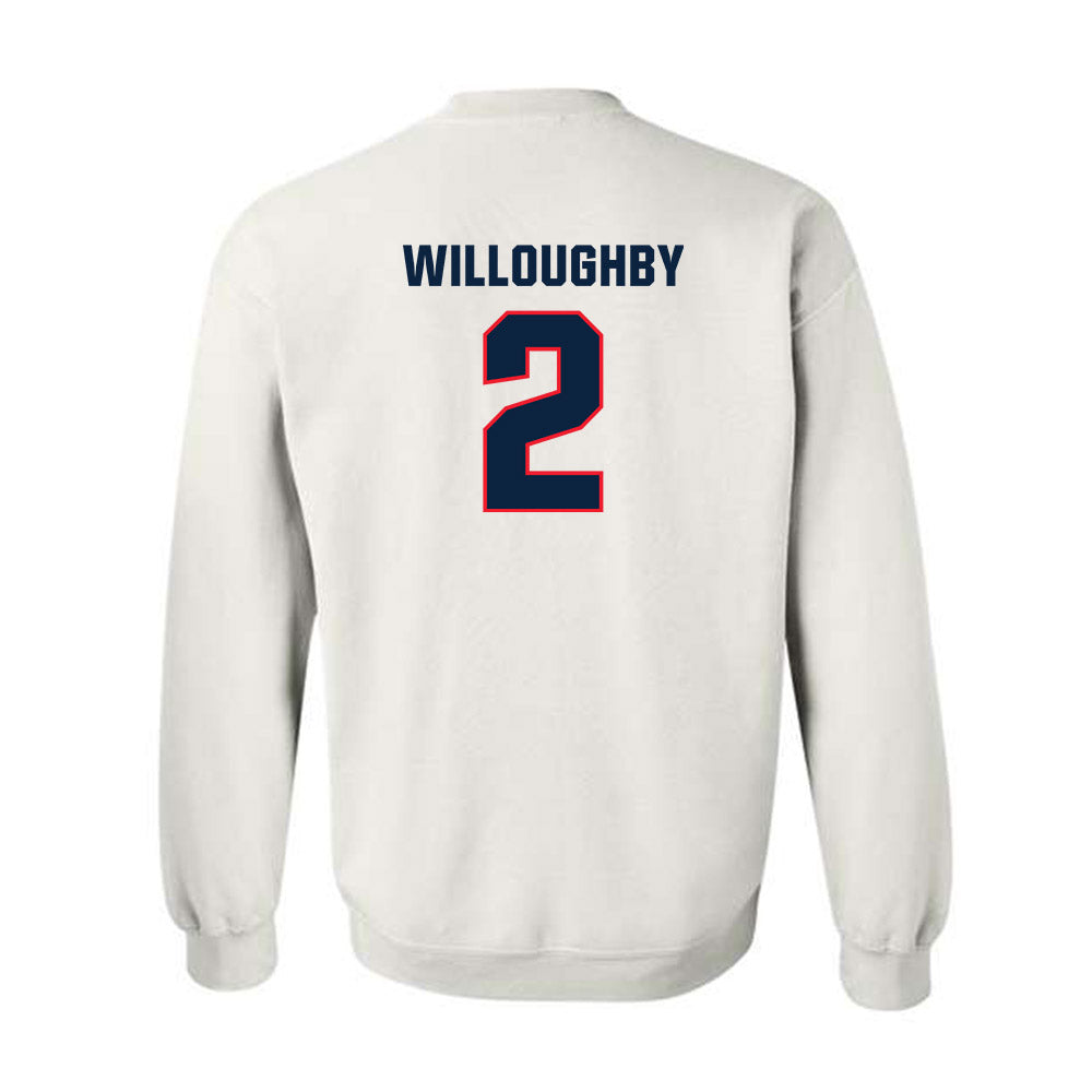 UConn - NCAA Football : Jediyah Willoughby - Classic Shersey Crewneck Sweatshirt-1