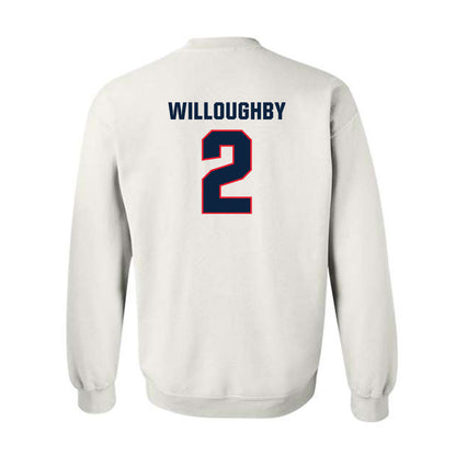 UConn - NCAA Football : Jediyah Willoughby - Classic Shersey Crewneck Sweatshirt-1