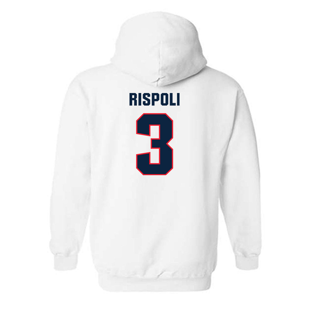 UConn - NCAA Baseball : Rob Rispoli - Classic Shersey Hooded Sweatshirt-1