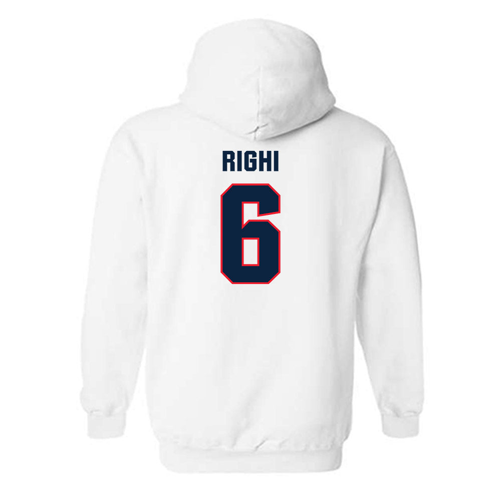 UConn - NCAA Baseball : Camden Righi - Classic Shersey Hooded Sweatshirt-1
