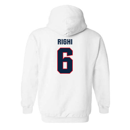 UConn - NCAA Baseball : Camden Righi - Classic Shersey Hooded Sweatshirt-1