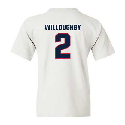 UConn - NCAA Football : Jediyah Willoughby - Classic Shersey Youth T-Shirt-1