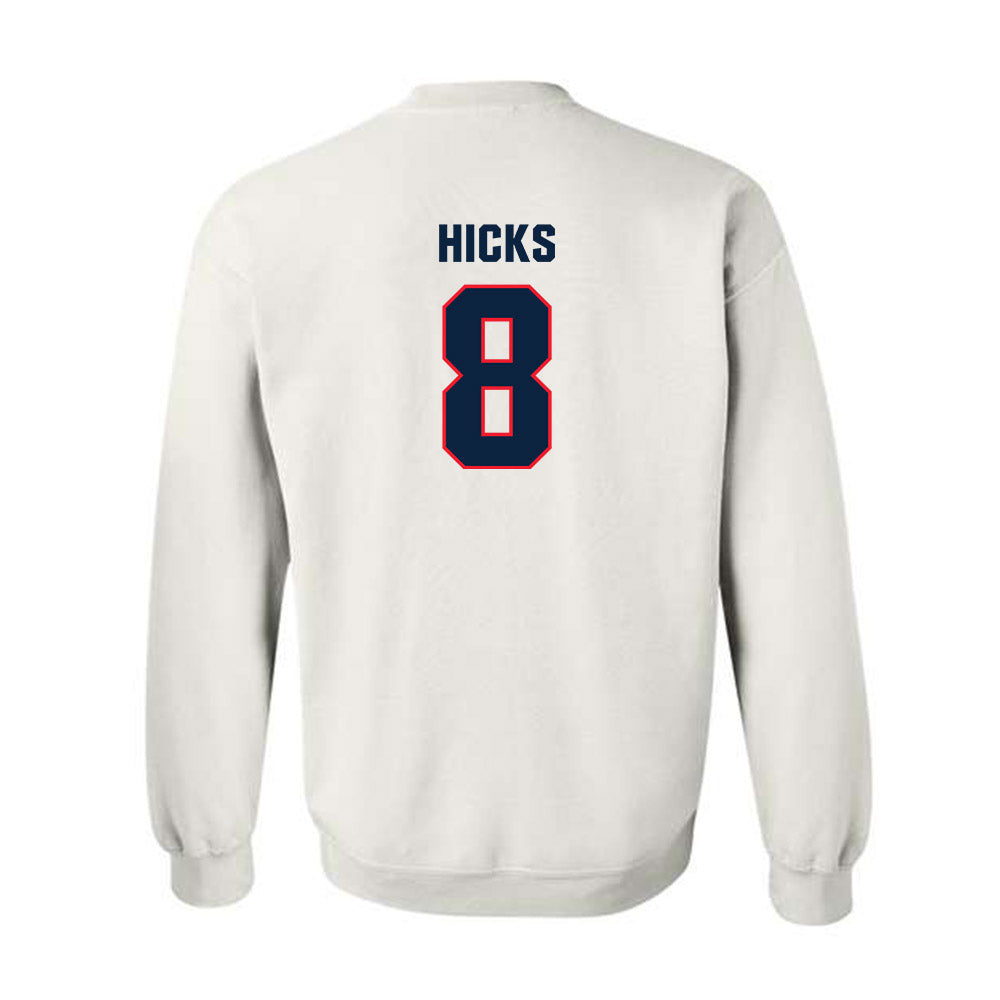 UConn - NCAA Football : Kylish Hicks - Classic Shersey Crewneck Sweatshirt-1