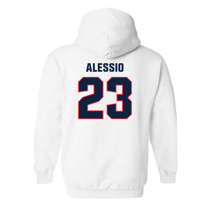 UConn - NCAA Men's Soccer : Preston Alessio - Classic Shersey Hooded Sweatshirt-1
