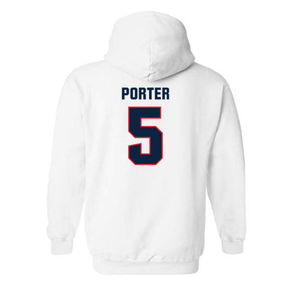 UConn - NCAA Football : Shamar Porter - Classic Shersey Hooded Sweatshirt-1