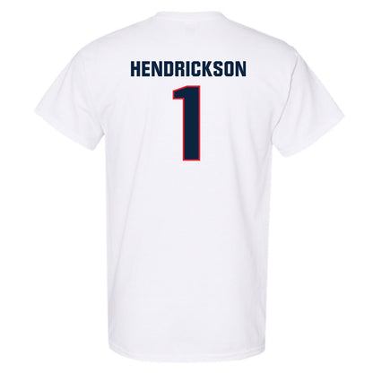 UConn - NCAA Men's Ice Hockey : Kam Hendrickson - Classic Shersey T-Shirt-1