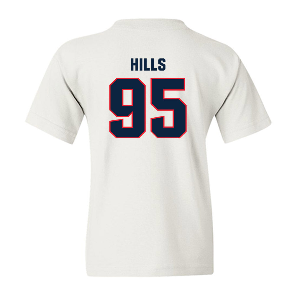 UConn - NCAA Football : Melvin Hills - Classic Shersey Youth T-Shirt-1