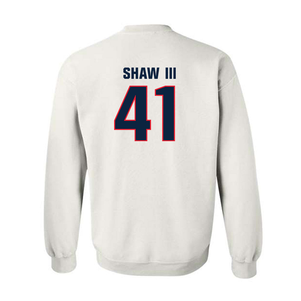 UConn - NCAA Baseball : Gregory Shaw III - Classic Shersey Crewneck Sweatshirt-1