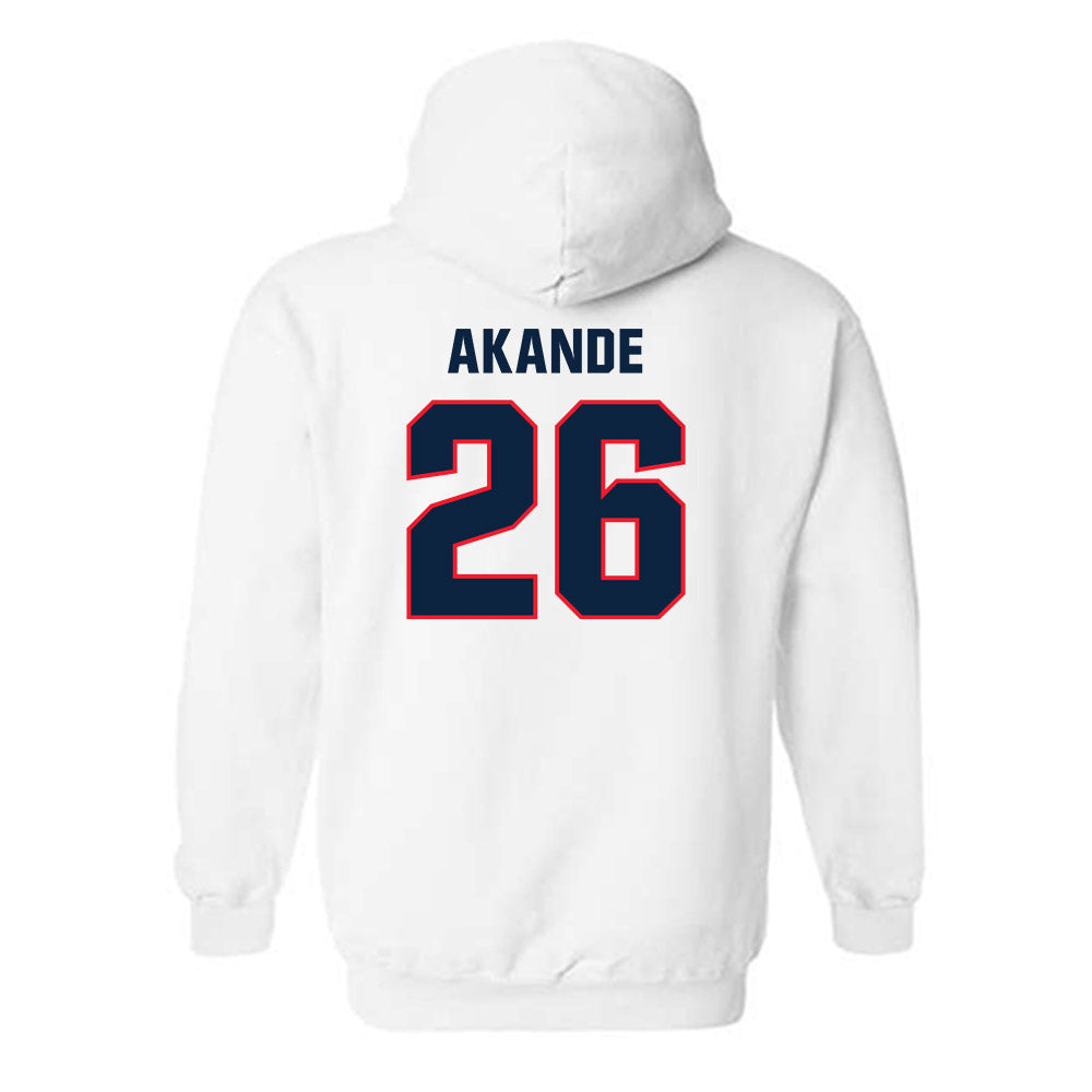 UConn - Football Legends : Shmar Akande - Classic Shersey Hooded Sweatshirt-1