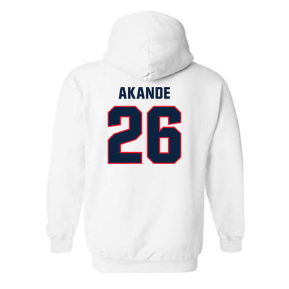 UConn - Football Legends : Shmar Akande - Classic Shersey Hooded Sweatshirt-1