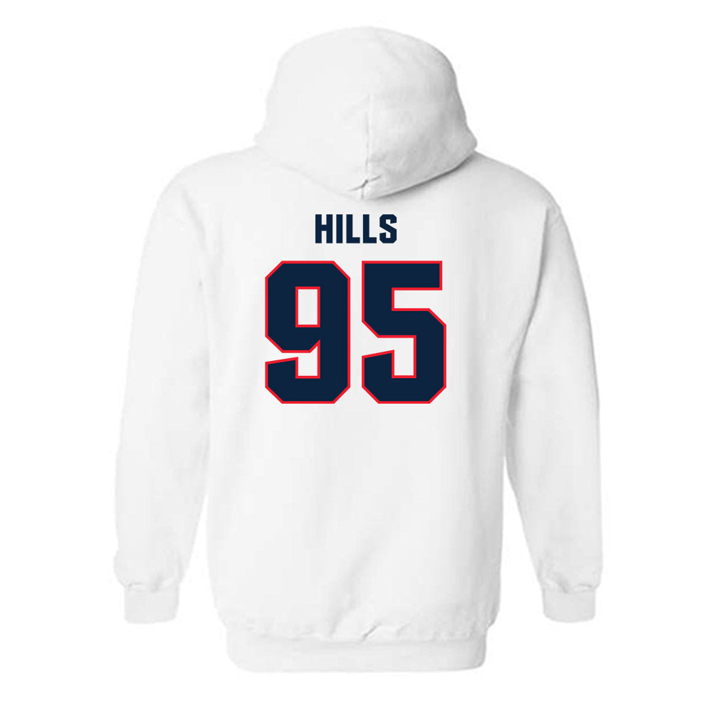 UConn - NCAA Football : Melvin Hills - Classic Shersey Hooded Sweatshirt-1