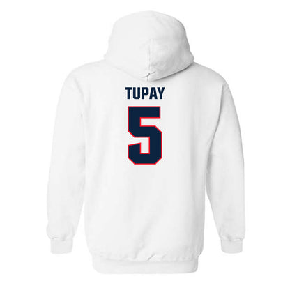 UConn - NCAA Men's Soccer : Alex Tupay - Classic Shersey Hooded Sweatshirt-1
