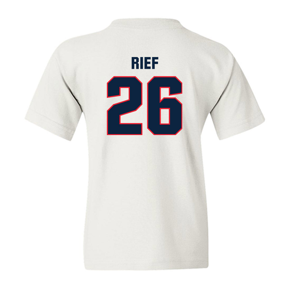 UConn - NCAA Football : Soren Rief - Classic Shersey Youth T-Shirt-1