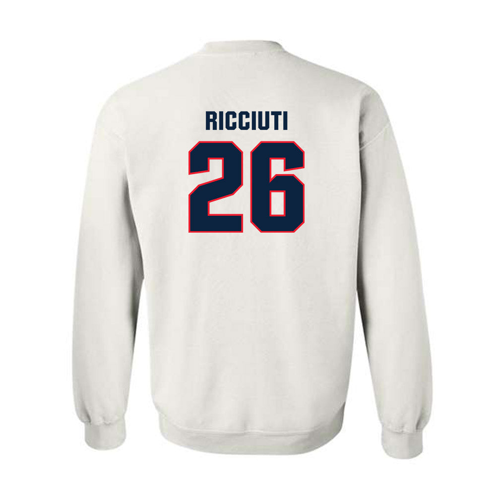 UConn - NCAA Women's Ice Hockey : Leila Ricciuti - Classic Shersey Crewneck Sweatshirt-1