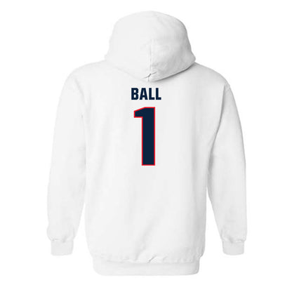 UConn - NCAA Men's Basketball : Solo Ball - Classic Shersey Hooded Sweatshirt