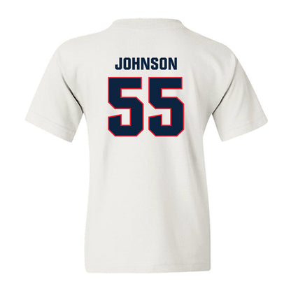 UConn - NCAA Football : Fred Johnson - Classic Shersey Youth T-Shirt-1