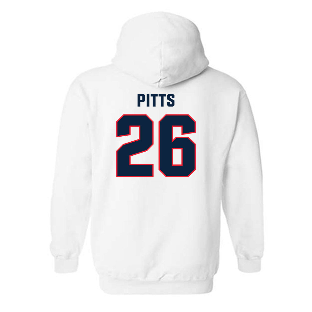 UConn - NCAA Baseball : Joe Pitts - Classic Shersey Hooded Sweatshirt-1