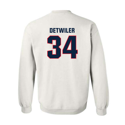 UConn - NCAA Baseball : Bryce Detwiler - Classic Shersey Crewneck Sweatshirt-1