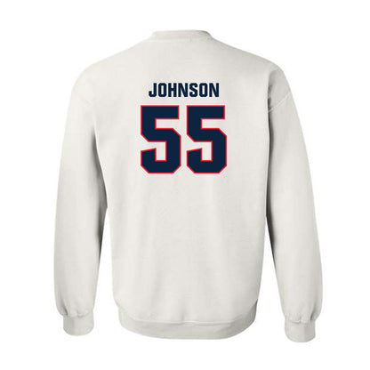 UConn - NCAA Football : Fred Johnson - Classic Shersey Crewneck Sweatshirt-1
