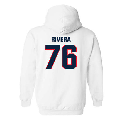 UConn - NCAA Football : Dominic Rivera - Classic Shersey Hooded Sweatshirt-1