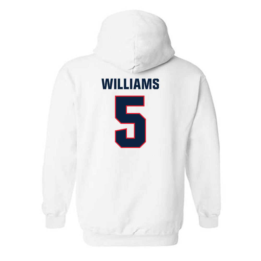 UConn - NCAA Football : Rickey Williams - Classic Shersey Hooded Sweatshirt-1