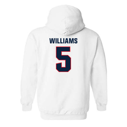 UConn - NCAA Football : Rickey Williams - Classic Shersey Hooded Sweatshirt-1
