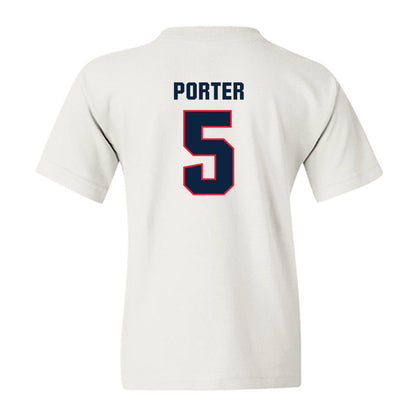 UConn - NCAA Football : Shamar Porter - Classic Shersey Youth T-Shirt-1